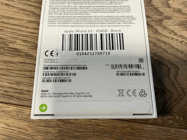 Apple iphone13 256gb blauw - afbeelding 8 van  8