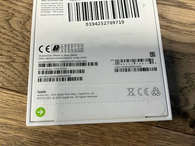 Apple iphone13 256gb blauw - afbeelding 8 van  8