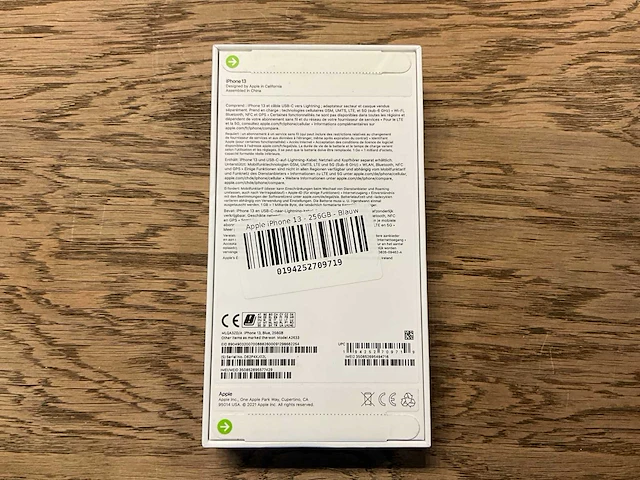 Apple iphone13 256gb blauw - afbeelding 8 van  8