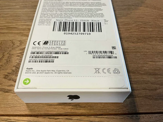 Apple iphone13 256gb blauw - afbeelding 8 van  8