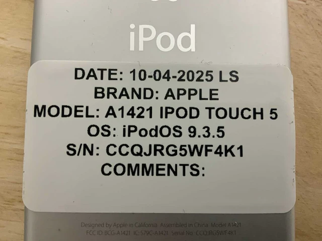 Apple ipod touch 5/6 tablet (6x) - afbeelding 2 van  12