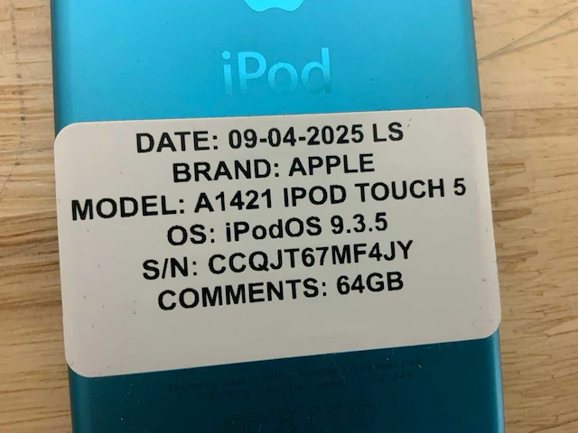 Apple ipod touch 5/6 tablet (6x) - afbeelding 4 van  12