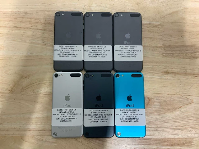 Apple ipod touch 5/6 tablet (6x) - afbeelding 6 van  12