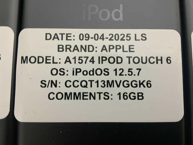Apple ipod touch 5/6 tablet (6x) - afbeelding 11 van  12