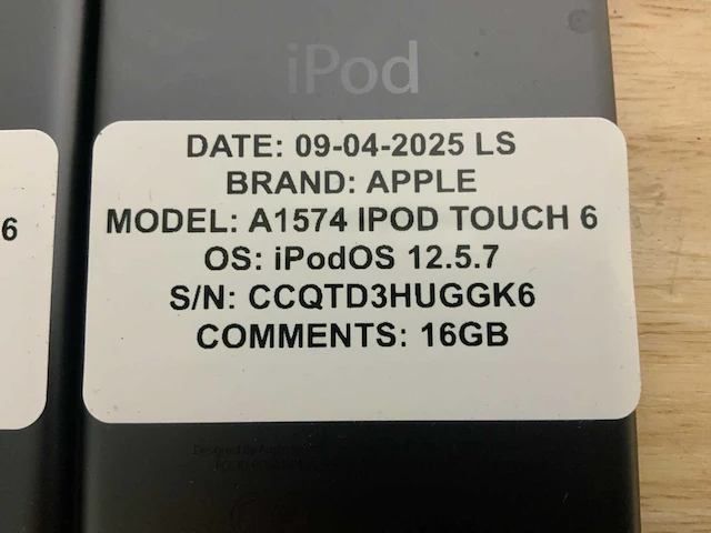 Apple ipod touch 5/6 tablet (6x) - afbeelding 12 van  12