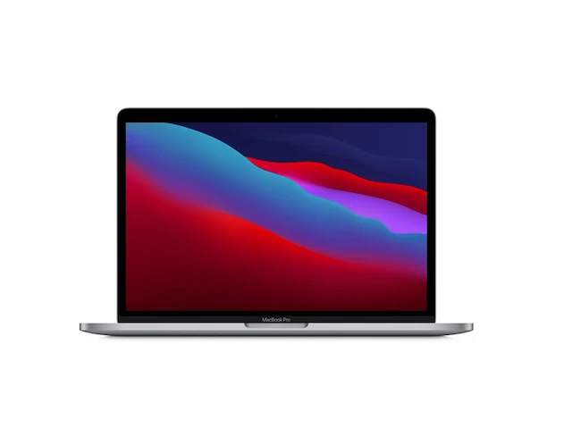 Apple laptop apple 13" macbook pro 13,3" apple m1 16 gb 512 gb ssd apple geïntegreerde 8core gpu qwertz space grey - afbeelding 1 van  3