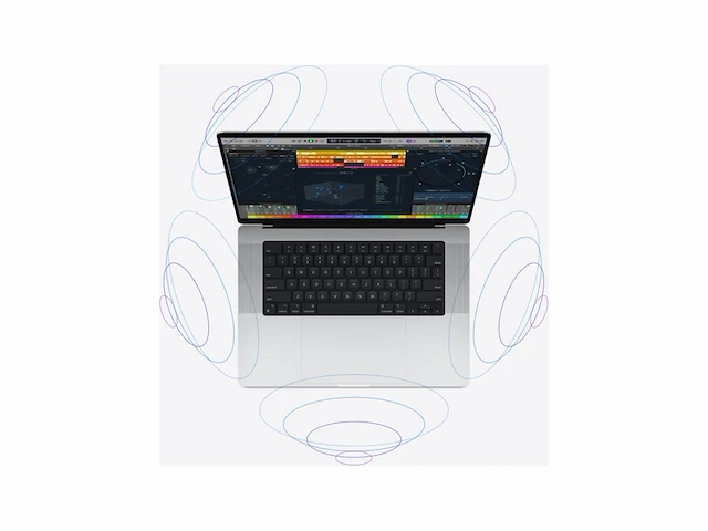 Apple laptop macbook pro 35.6cm(14) m1 pro 8core cpu 14core gpu (int.) 14" space grey qwerty - afbeelding 1 van  4