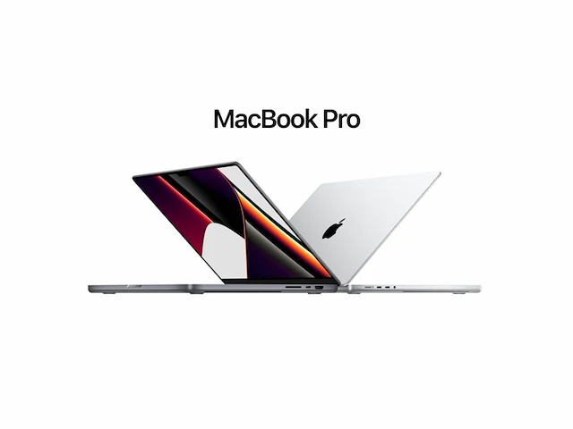 Apple laptop macbook pro 35.6cm(14) m1 pro 8core cpu 14core gpu (int.) 14" space grey qwerty - afbeelding 2 van  4