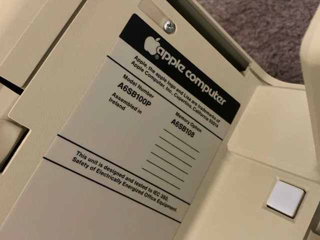 Apple lisa model 1 computer - afbeelding 36 van  58