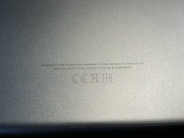 Apple macbook 14 inch (a2779) laptop - afbeelding 6 van  7