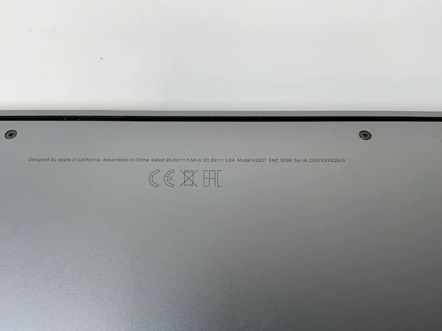 Apple macbook air 13”, apple m1, 16 gb ram, 251 gb nvme laptop - afbeelding 7 van  7