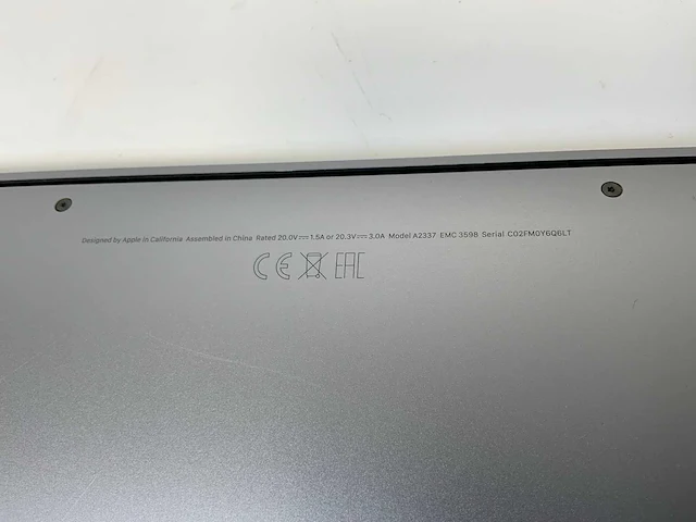 Apple macbook air 13”, apple m1, 16 gb ram, 500 gb nvme laptop - afbeelding 7 van  7