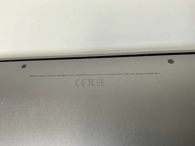 Apple macbook air 13”, apple m1, 16 gb ram, 500 gb nvme laptop - afbeelding 7 van  8