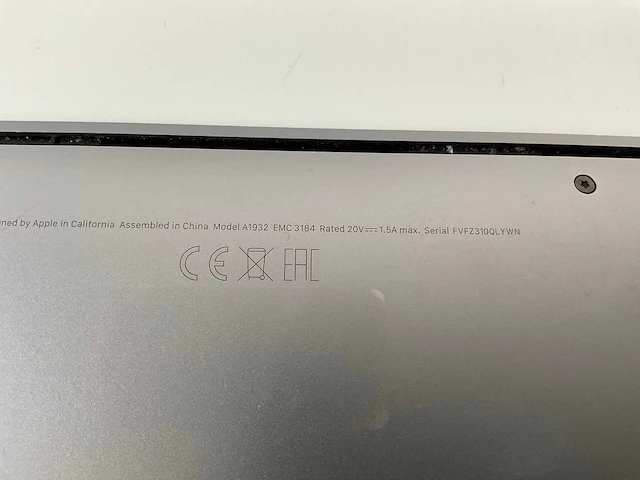 Apple macbook air 13”, core(tm) i5 8th gen, 16 gb ram, 250 gb nvme laptop - afbeelding 8 van  8
