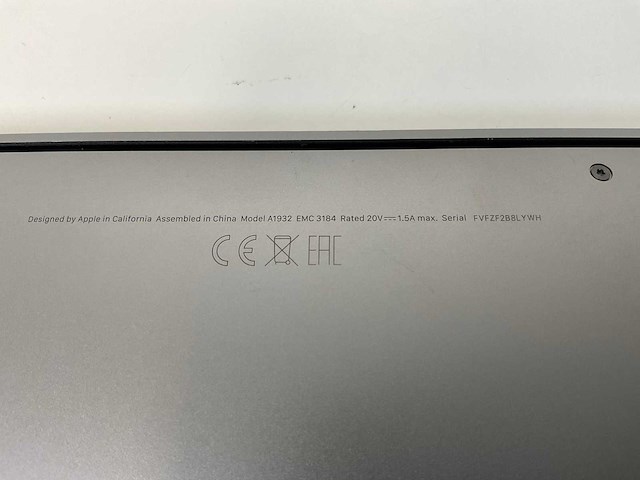 Apple macbook air 13”, core(tm) i5 8th gen, 8 gb ram, 251 gb nvme laptop - afbeelding 7 van  7