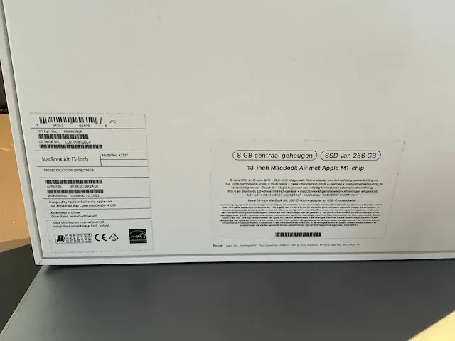Apple macbook air 13 inch (a2337) laptop - afbeelding 8 van  8
