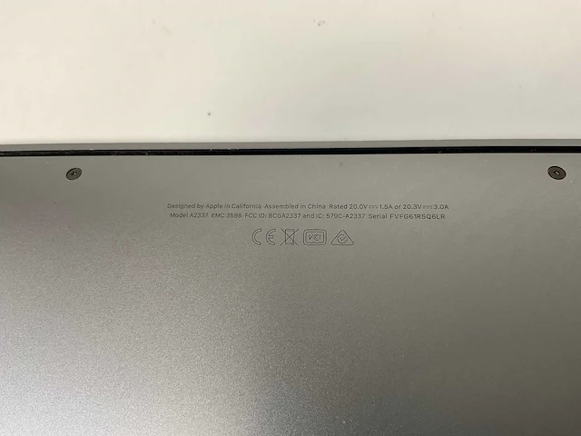 Apple macbook air 13.3”, apple m1, 16 gb ram, 256 gb ssd laptop - afbeelding 7 van  7
