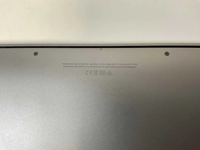 Apple macbook air 13.3”, apple m1, 8 gb ram, 256 gb ssd laptop - afbeelding 7 van  7