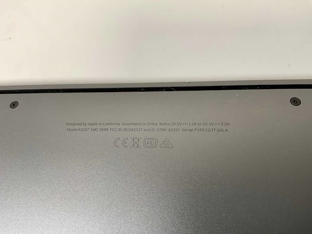Apple macbook air 13.3”, apple m1, 8 gb ram, 256 gb ssd laptop - afbeelding 7 van  7