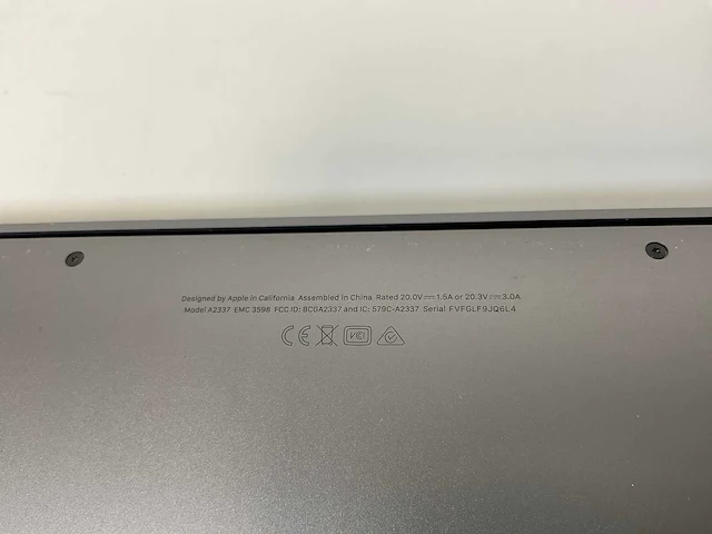 Apple macbook air 13.3”, apple m1, 8 gb ram, 256 gb ssd laptop - afbeelding 8 van  8