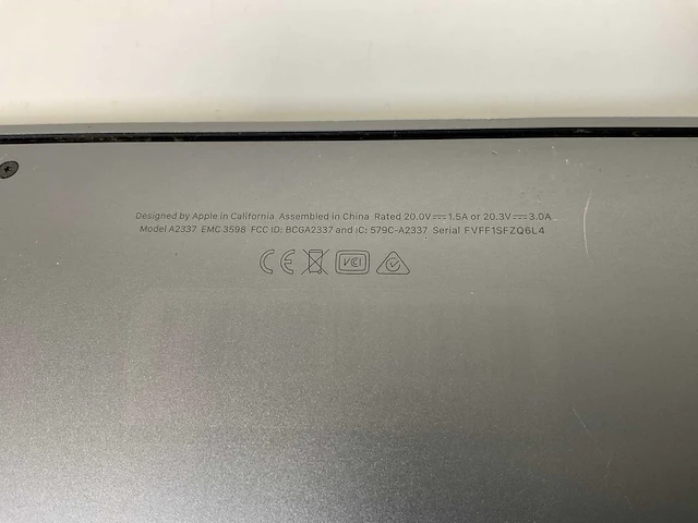 Apple macbook air 13.3”, apple m1, 8 gb ram, 256 gb ssd laptop - afbeelding 7 van  7