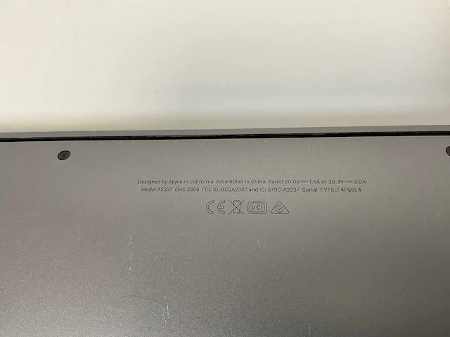 Apple macbook air 13.3”, apple m1, 8 gb ram, 256 gb ssd laptop - afbeelding 7 van  7