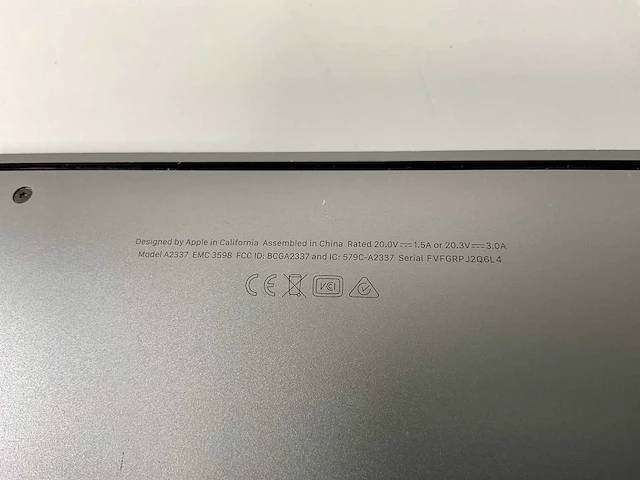 Apple macbook air 13.3”, apple m1, 8 gb ram, 256 gb ssd laptop - afbeelding 7 van  7