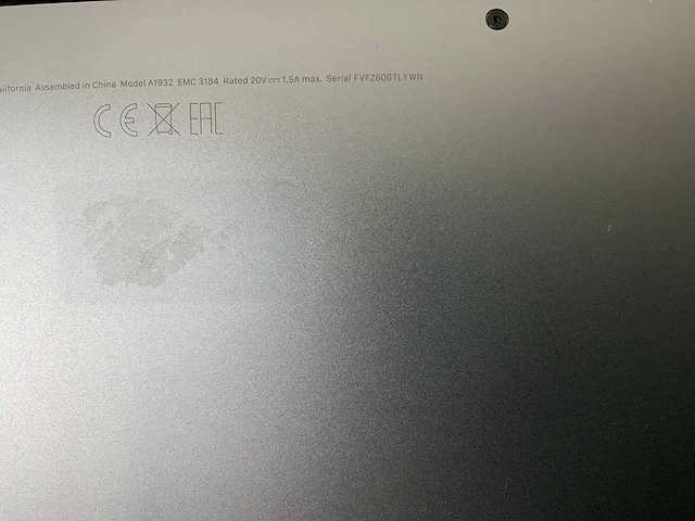 Apple macbook air 13.3”, core(tm) i5 8th gen, 16 gb ram, 251 gb nvme laptop - afbeelding 8 van  8