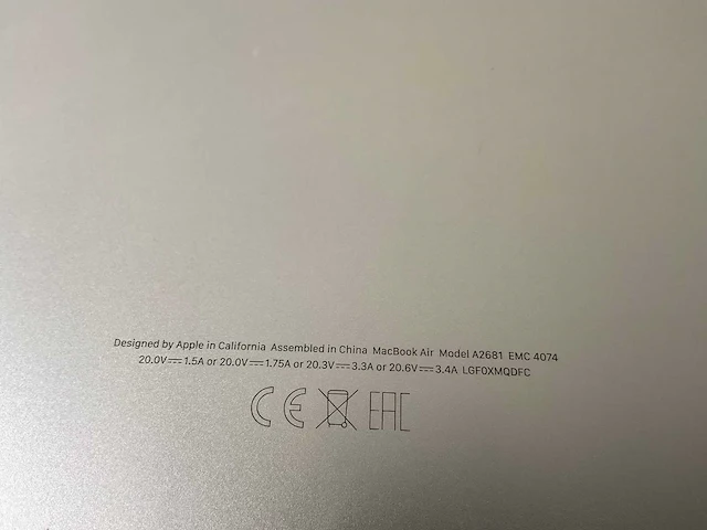 Apple macbook air 14”, apple m2, 16 gb ram, 500 gb ssd laptop - afbeelding 7 van  7
