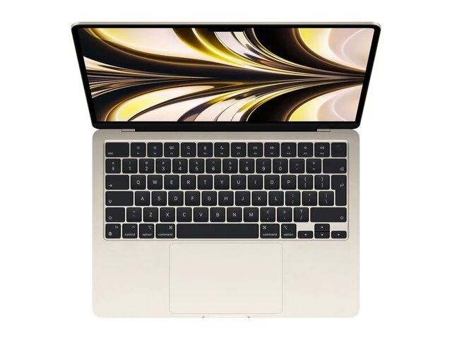 Apple macbook air (2022) mly23n/a - 13.6 inch - apple m2 - 512 gb - sterrenlicht - afbeelding 1 van  5