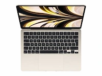 Apple macbook air (2022) mly23n/a - 13.6 inch - apple m2 - 512 gb - sterrenlicht - afbeelding 1 van  5
