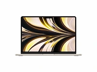 Apple macbook air (2022) mly23n/a cto 13.6 inch apple m2 512 gb qwerty sterrenlicht - afbeelding 1 van  2