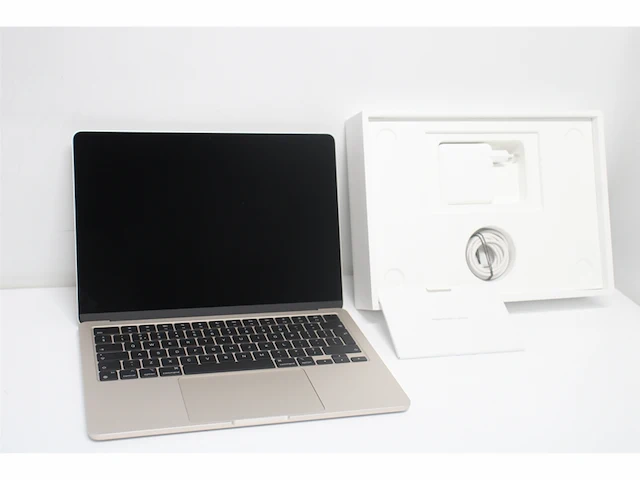 Apple macbook air (2022) mly23n/a cto 13.6 inch apple m2 512 gb qwerty sterrenlicht - afbeelding 2 van  2