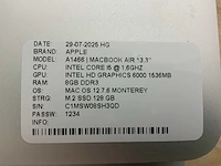 Apple macbook air a1466 laptop (4x) - afbeelding 12 van  12