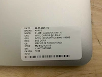 Apple macbook air a1466 laptop (4x) - afbeelding 13 van  13