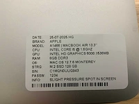 Apple macbook air a1466 laptop (4x) - afbeelding 9 van  12