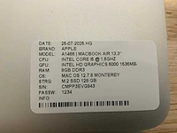 Apple macbook air a1466 laptop (4x) - afbeelding 11 van  12