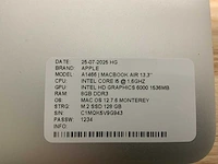 Apple macbook air a1466 laptop (4x) - afbeelding 9 van  12