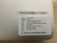 Apple macbook air a1466 laptop (4x) - afbeelding 2 van  11