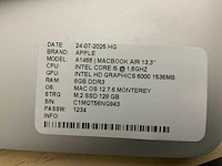 Apple macbook air a1466 laptop (4x) - afbeelding 2 van  12