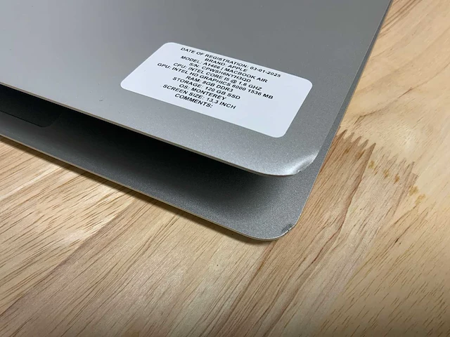 Apple macbook air a1466 laptop - afbeelding 6 van  8