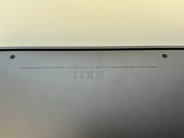 Apple macbook air (m1, 2020) laptop - afbeelding 6 van  6