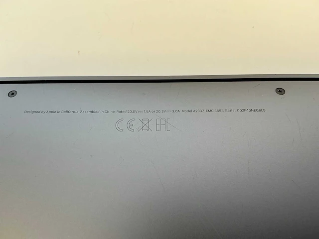 Apple macbook air (m1, 2020) laptop - afbeelding 6 van  6