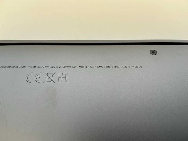 Apple macbook air (m1, 2020) laptop - afbeelding 6 van  6
