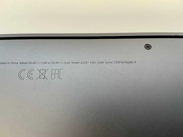 Apple macbook air (m1, 2020) laptop - afbeelding 6 van  6