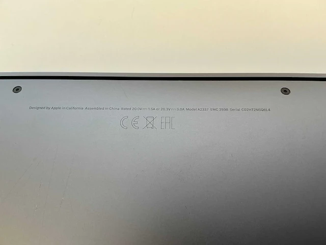 Apple macbook air (m1, 2020) laptop - afbeelding 6 van  6