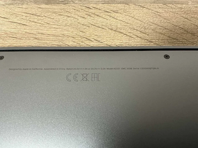 Apple macbook air (m1) laptop - afbeelding 6 van  6