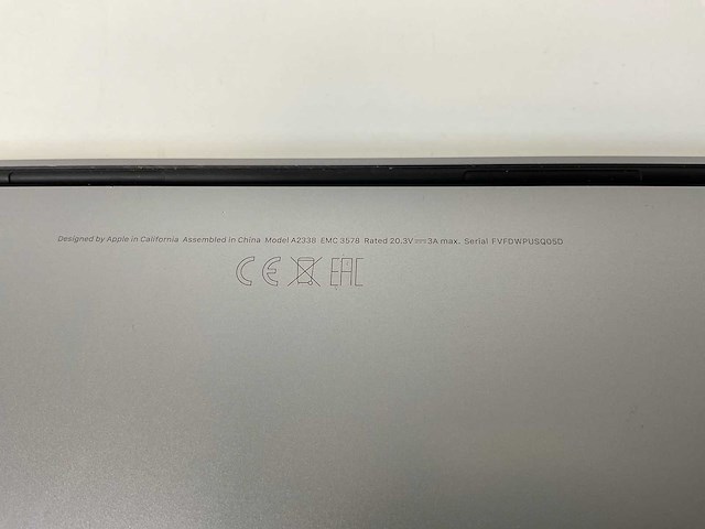 Apple macbook pro 13”, apple m1, 8 gb ram, 251 gb nvme laptop - afbeelding 7 van  7
