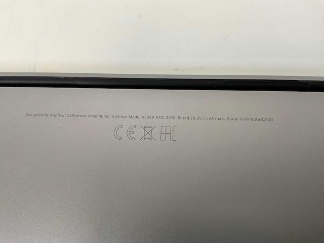 Apple macbook pro 13”, apple m1, 8 gb ram, 251 gb nvme laptop - afbeelding 7 van  8