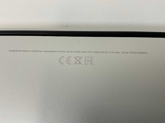 Apple macbook pro 13”, apple m1, 8 gb ram, 500 gb nvme laptop - afbeelding 7 van  7